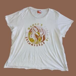 ModCloth x Dazey LA Tees A Woman’s Place is Everywhere Organic Cotton Tee 4XL